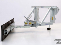 Rubber yard scraper Qmac 210 MECH SCHUIN MAILLEUX