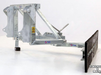 Rubber yard scraper Qmac 210 MECH SCHUIN MAILLEUX