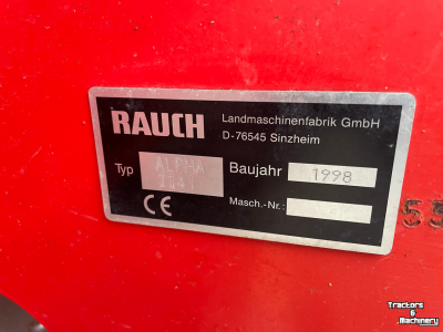 Fertilizer spreader Rauch Alpha 1141