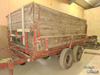 Dumptrailer Miedema 5 tons tandem, 3 zijdig kippend, klantoverdracht