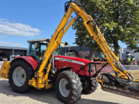 Tractor Massey Ferguson 6475 Dyna-6 met Herder MBK513LS met klepelmaaier