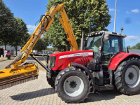 Tractor Massey Ferguson 6475 Dyna-6 met Herder MBK513LS met klepelmaaier