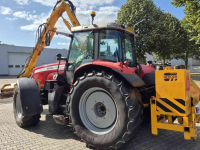 Tractor Massey Ferguson 6475 Dyna-6 met Herder MBK513LS met klepelmaaier