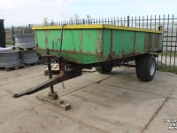 Dumptrailer  Kipwagen kiepwagen kipper kieper enkelas met kenteken