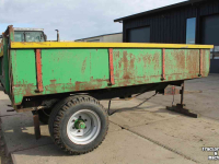 Dumptrailer  Kipwagen kiepwagen kipper kieper enkelas met kenteken