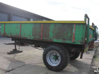 Dumptrailer  Kipwagen kiepwagen kipper kieper enkelas met kenteken