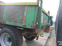 Dumptrailer  Kipwagen kiepwagen kipper kieper enkelas met kenteken
