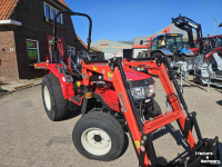 Horticultural Tractors Mitsubishi MT36 4WD HST minitrekker met voorlader. Slechts 82 uur!