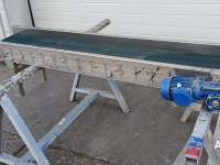 Elevator conveyor  Opvoerband 1800X300 OPVOERBAND ELEVATOR BELT FÖRDERBAND STEIGBAND