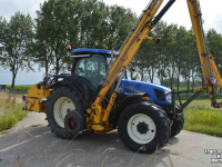 Tractor New Holland tsa 125 + Herder MBK 512LS