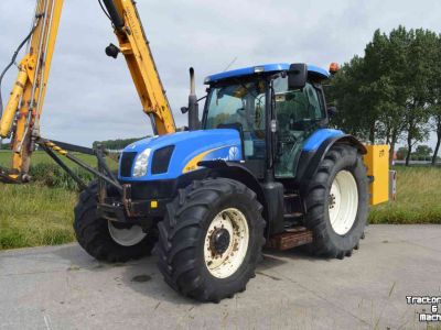 Tractor New Holland tsa 125 + Herder MBK 512LS