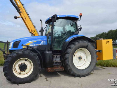Tractor New Holland tsa 125 + Herder MBK 512LS