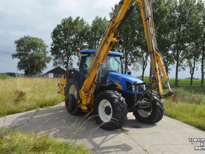 Tractor New Holland tsa 125 + Herder MBK 512LS