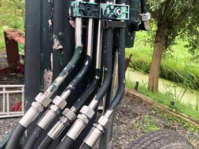 Mowing arm with mowing bucket Bos 6000