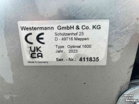Sweeper Westermann Optimal 1600 Veegmachine