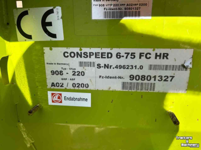 Corn picker Claas Conspeed 6-75 FC HR