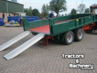 Dumptrailer Agomac Combi kipper - oprijwagen