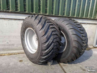 Wheels, Tyres, Rims & Dual spacers BKT BKT 500/55-20 banden op velg/kipper/kieper/dumper/wagen/kar