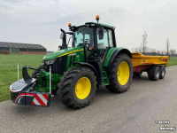 Tractor John Deere 6120M Tractor 130 Pk + Gronddumper Tandemasser