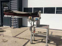 Conveyor  1800X350 MM TRANSPORTBAND / VLAKKE BAND / KISTENFÖRDERBAND