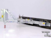 Rubber yard scraper Qmac Modulo Gummischiebers für Hof 270cm mit Schaef Anbau