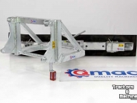 Rubber yard scraper Qmac Modulo Gummischiebers für Hof 270cm mit Schaef Anbau