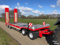 Low loader / Semi trailer  Twente Trailer 4 asser Dieplader Nieuw