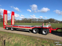 Low loader / Semi trailer  Twente Trailer 4 asser Dieplader Nieuw