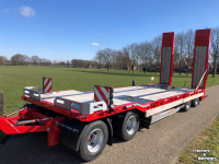 Low loader / Semi trailer  Twente Trailer 4 asser Dieplader Nieuw
