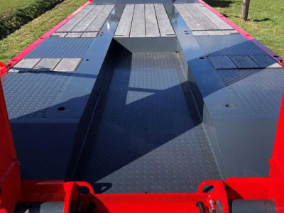 Low loader / Semi trailer  Twente Trailer 4 asser Dieplader Nieuw