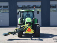 Mowing arm with rotary mower Hofstede Maaier rondom palen