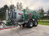 Slurry tank Agrimat Agrimat 21 m3 vacuumtank +vogelzang 24 meter boom NIEUW STAAT