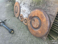 Mower Deutz-Fahr Drummaster 631 Glijschotels en Onderdelen Maaier