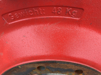 Tractor Fendt wielgewicht houders 10 gats