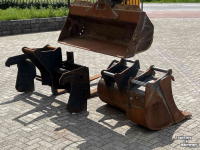 Excavator mobile Wacker Neuson EW 100 Airco Powertilt 3 Bakken Palletvork  Steunpoten