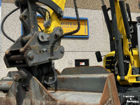 Excavator mobile Wacker Neuson EW 100 Airco Powertilt 3 Bakken Palletvork  Steunpoten