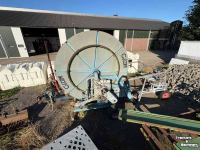Irrigation hose reel Gecomi 90RH300 regenhaspel beregening regenkanon 300M 90mm Compleet!!