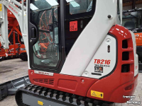 Mini-Excavator Takeuchi TB216, minigraver, minikraan, BJ2026, Nieuw!