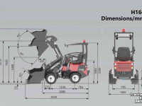 Wheelloader Heracles H160 Pro en Telescoop