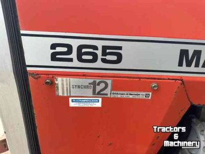 Tractor Massey Ferguson massy fercuson  265  synchro 12