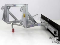 Manure scraper Qmac Gummischieber für Gülle 210cm Anbau Zettelmeyer