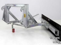 Manure scraper Qmac Gummischieber für Gülle 210cm Anbau Zettelmeyer