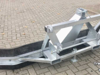 Manure scraper S&S Rubberschuif 255 cm / Modderschuif / Wegenschuif