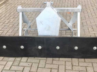 Manure scraper S&S Rubberschuif 255 cm / Modderschuif / Wegenschuif