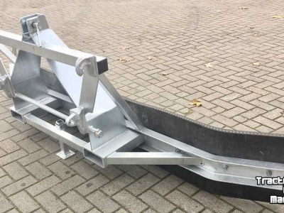 Manure scraper S&S Rubberschuif 255 cm / Modderschuif / Wegenschuif