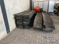 Manure scraper  rubber strip , slijt rubber , rubber tbv schuif