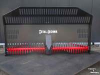 Silage dozerblades Hofstede Mais Silage verdeler verdeel schuif met rotor