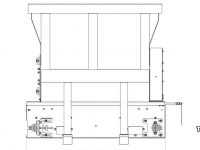 Sawdust spreader for boxes Qmac Instrooibak Universeelstrooier Zaagselstrooier Allestrooier