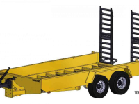 Ramp trailer Harcon KOW 8000