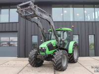 Tractor Deutz-Fahr 5115 trekker met Stoll FZ30 voorlader Deutz motor tractor